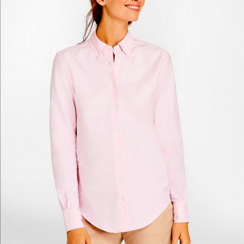 Brooks Brothers women’s classic fit button down 100% cotton size 10 NWT